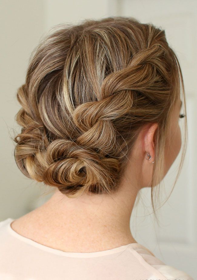 Forward Focused Twisted Updo